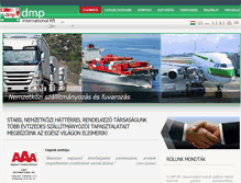 Tablet Screenshot of dmplogistic.com